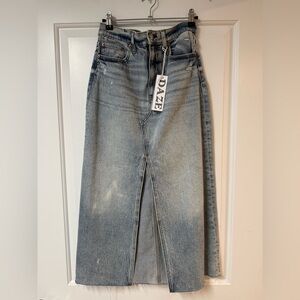 DAZE- Girl Next Door Midi Skirt NWT